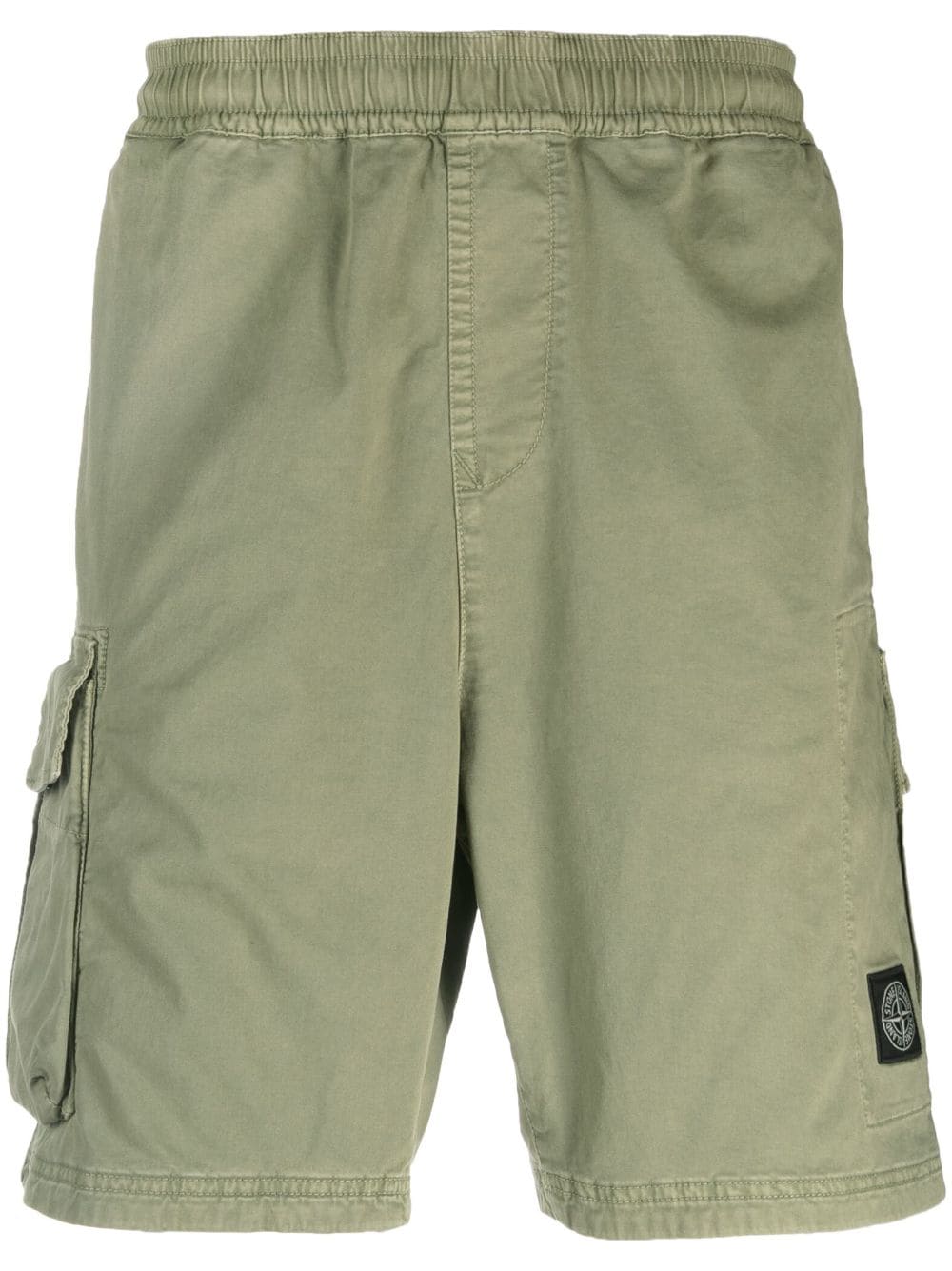 Stone Island Compass-motif cargo shorts - Green von Stone Island