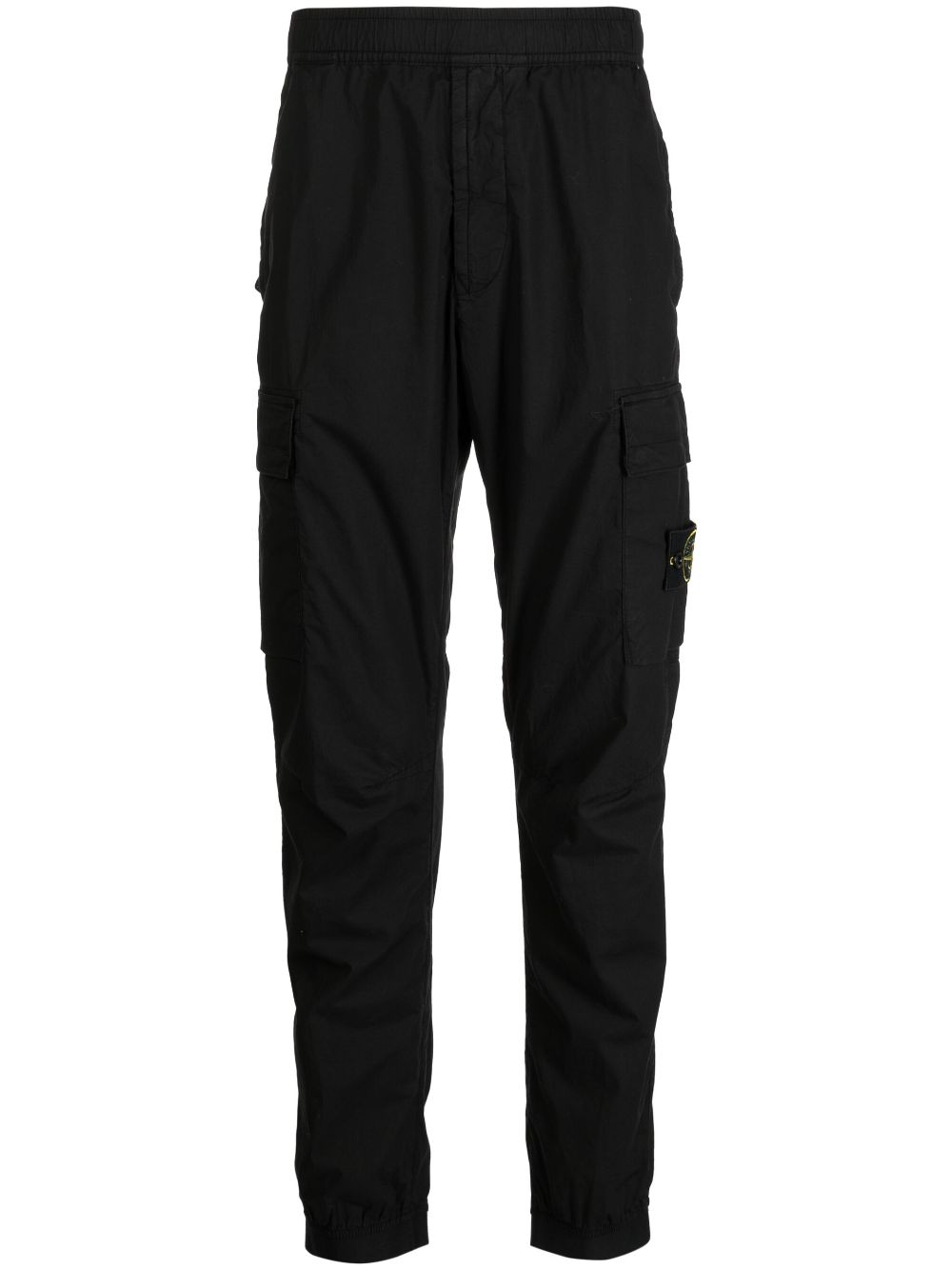 Stone Island Compass-motif cargo trousers - Black von Stone Island