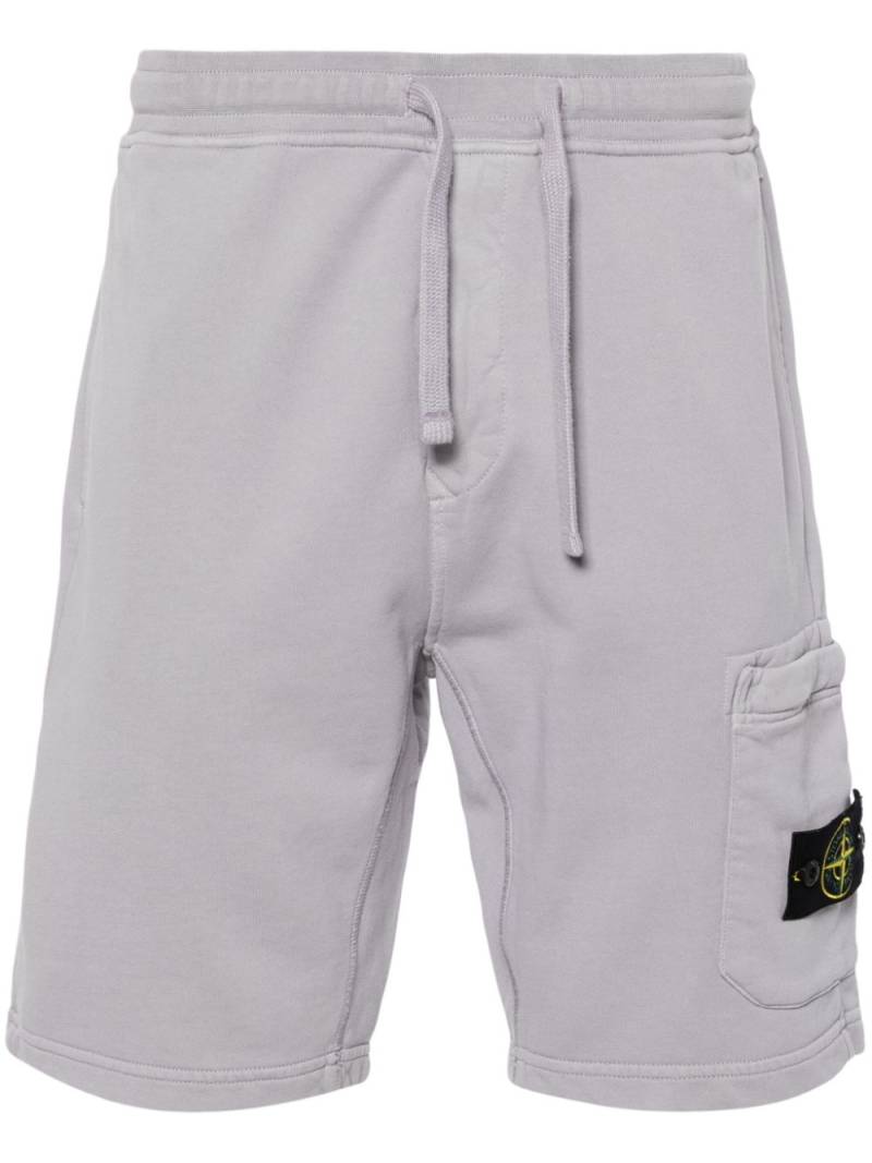 Stone Island Compass-motif shorts - Grey von Stone Island