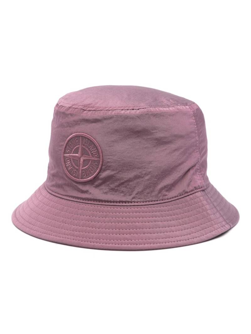 Stone Island Compass-patch bucket hat - Pink von Stone Island