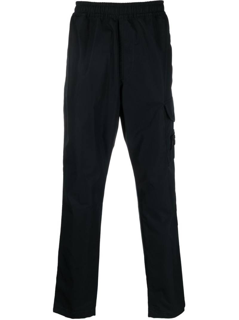 Stone Island Compass-patch cargo trousers - Black von Stone Island