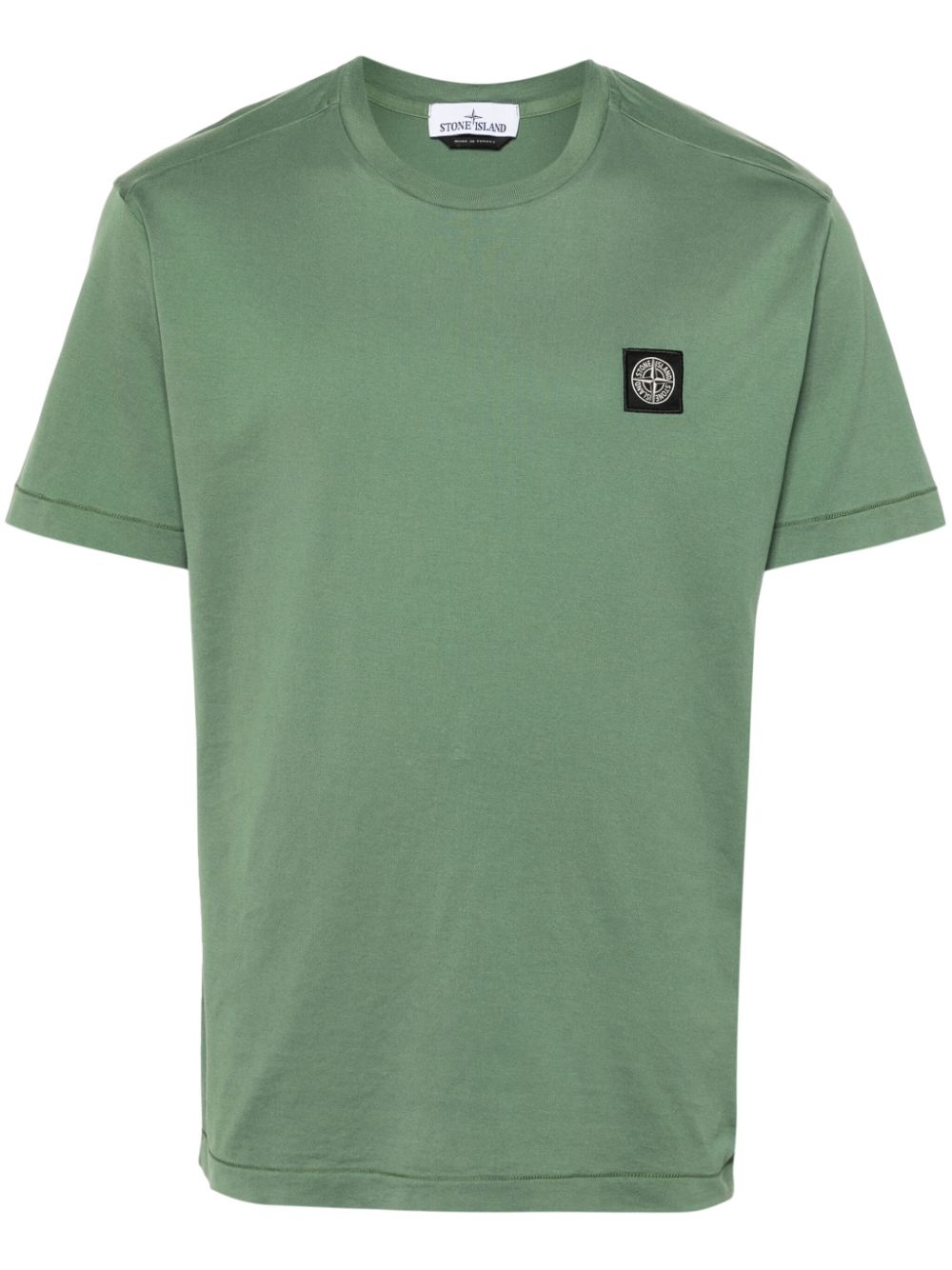 Stone Island Compass-patch cotton T-shirt - Green von Stone Island