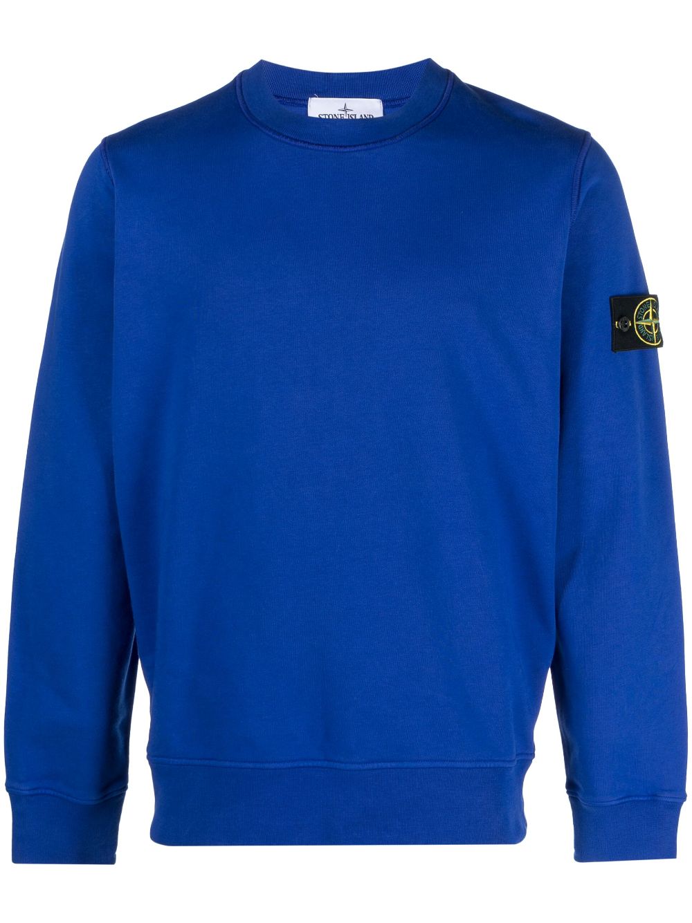 Stone Island Compass-patch crew-neck sweatshirt - Blue von Stone Island