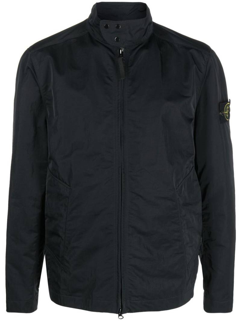 Stone Island Compass-patch long-sleeved jacket - Black von Stone Island