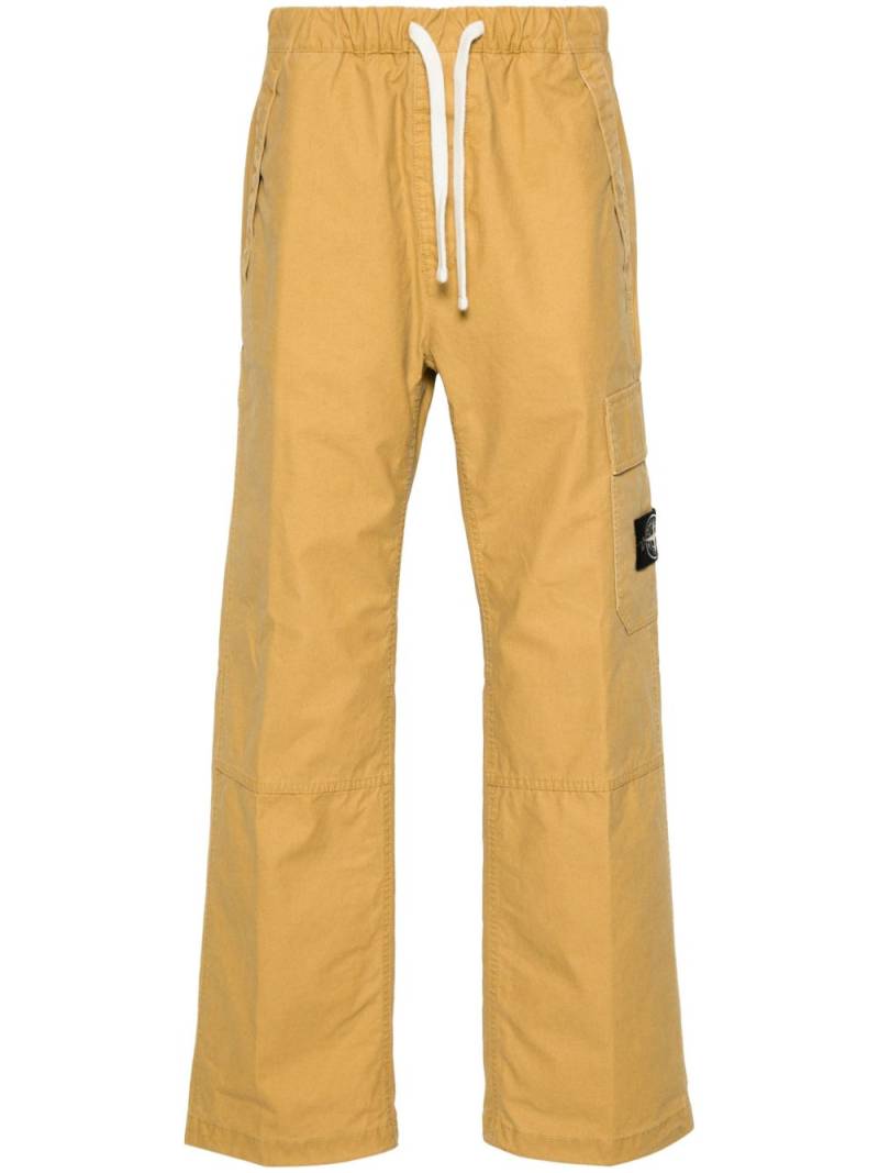 Stone Island Compass-patch trousers - Brown von Stone Island