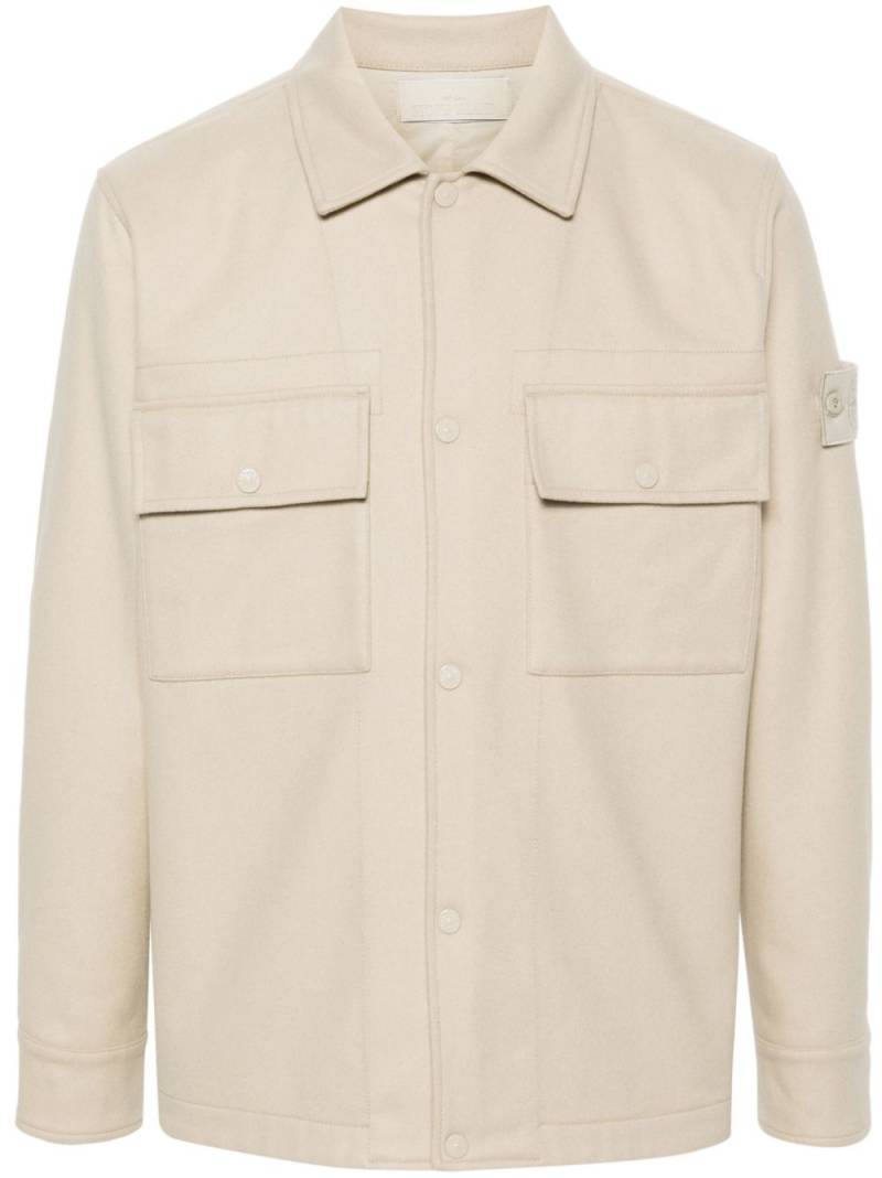 Stone Island Compass shirt jacket - Neutrals von Stone Island