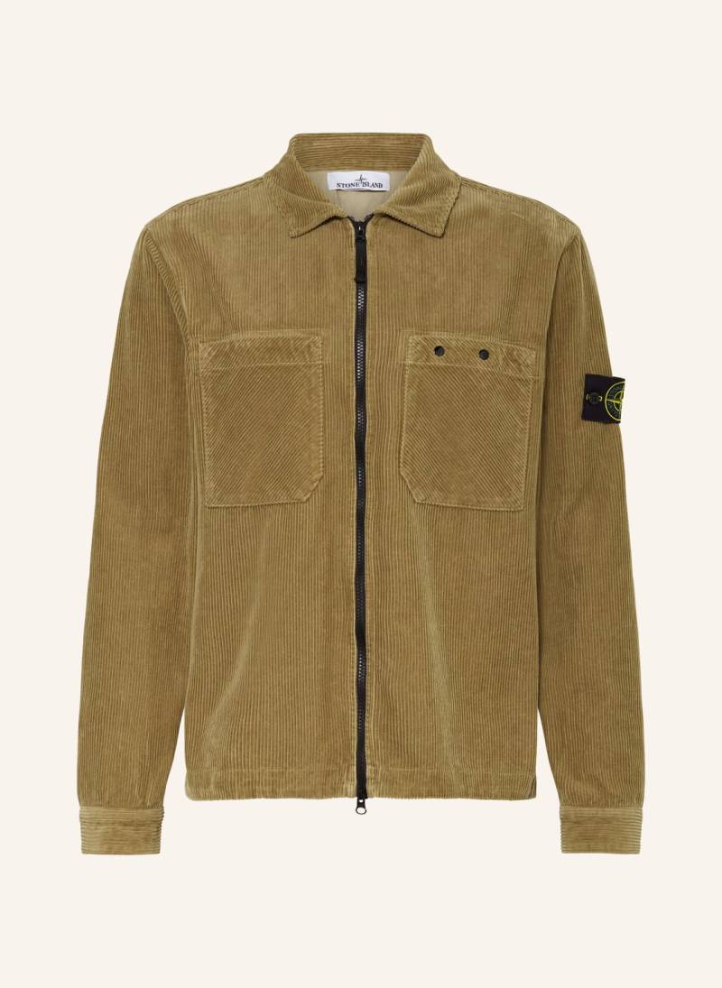 Stone Island Cord-Overjacket beige von Stone Island