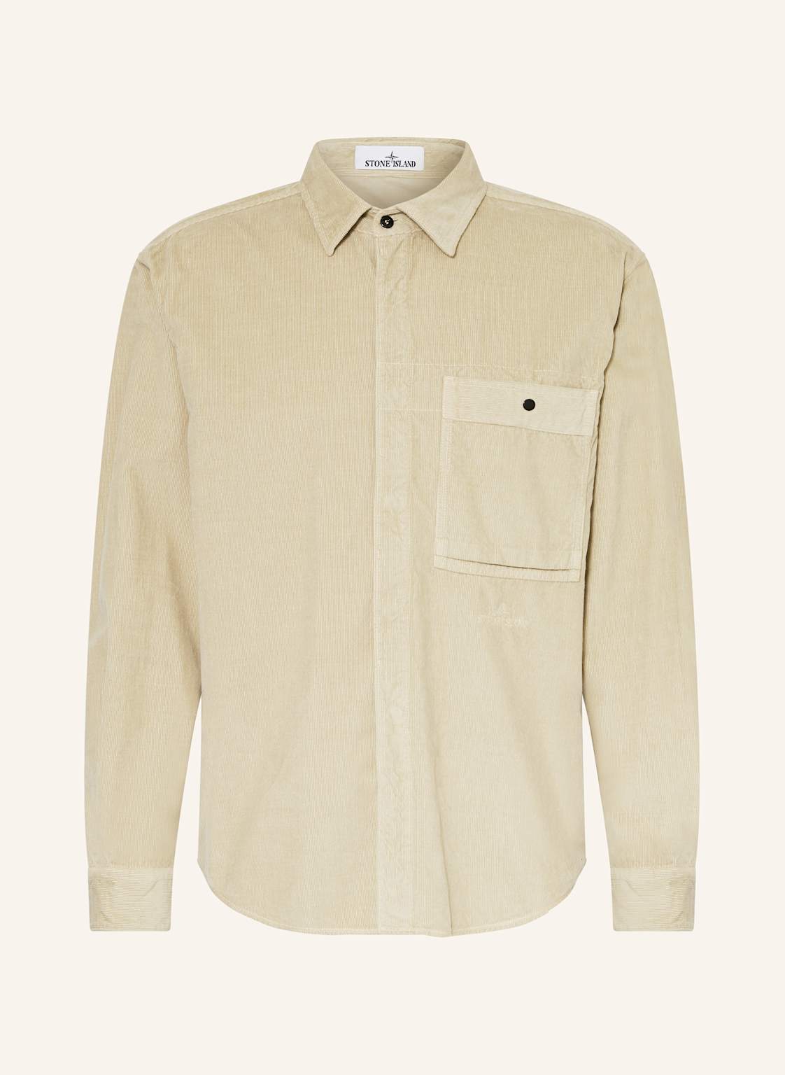 Stone Island Cordhemd Comfort Fit beige von Stone Island