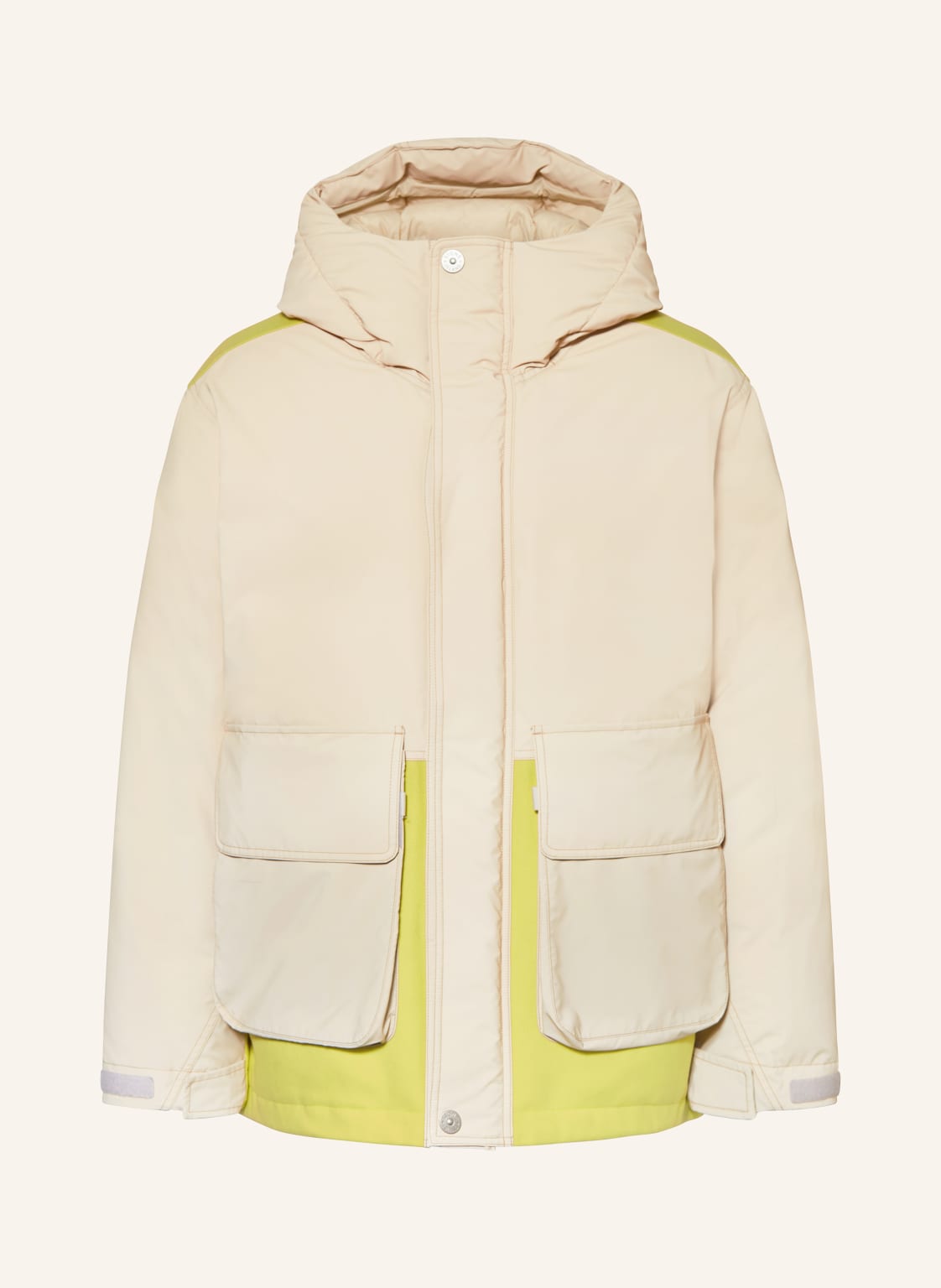 Stone Island Daunenjacke Marina Im Materialmix gelb von Stone Island