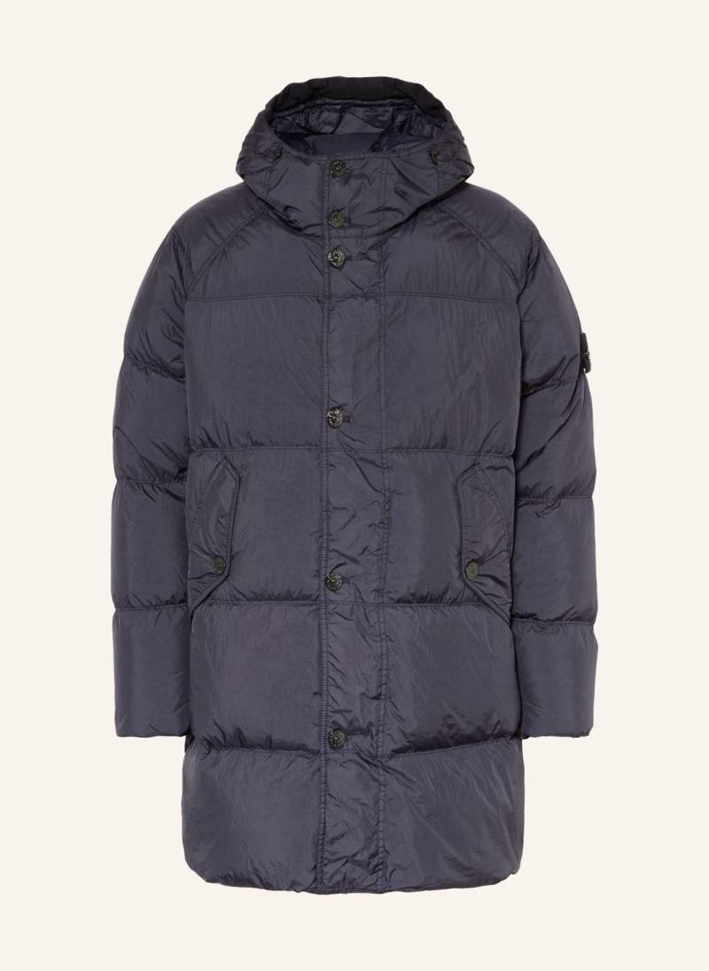 Stone Island Daunenmantel blau von Stone Island