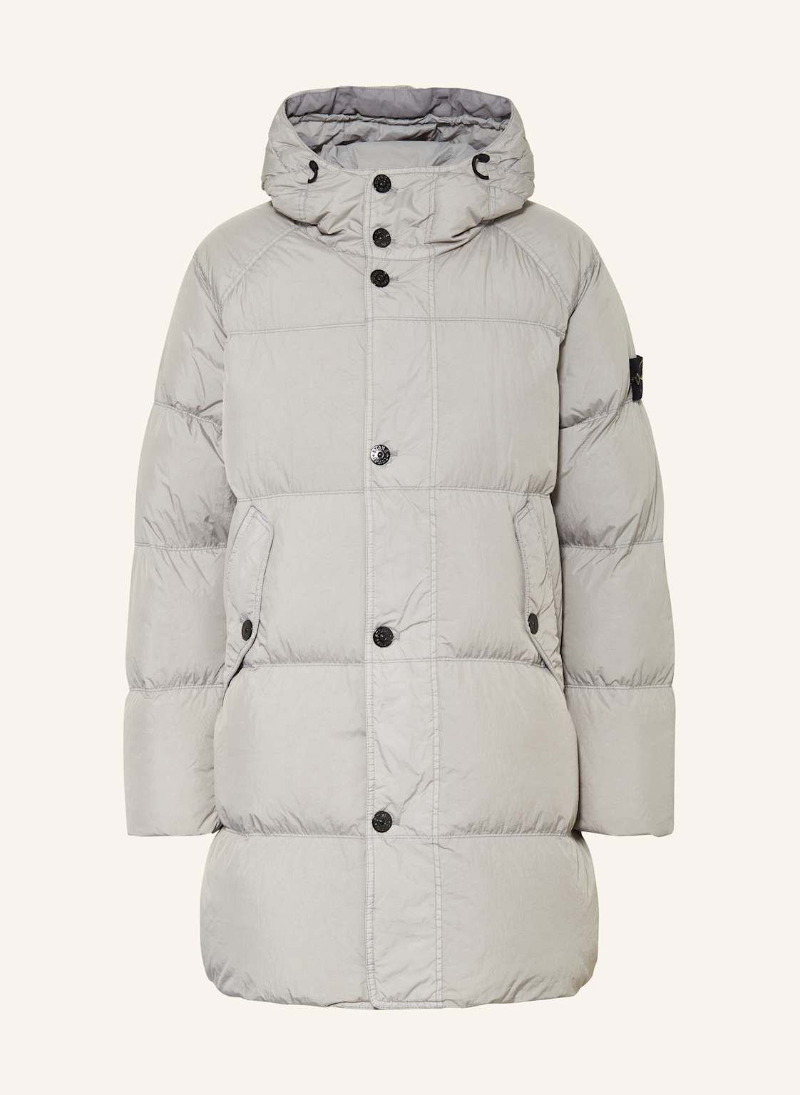 Stone Island Daunenmantel grau Stone Island Daunenmantel grau von Stone Island