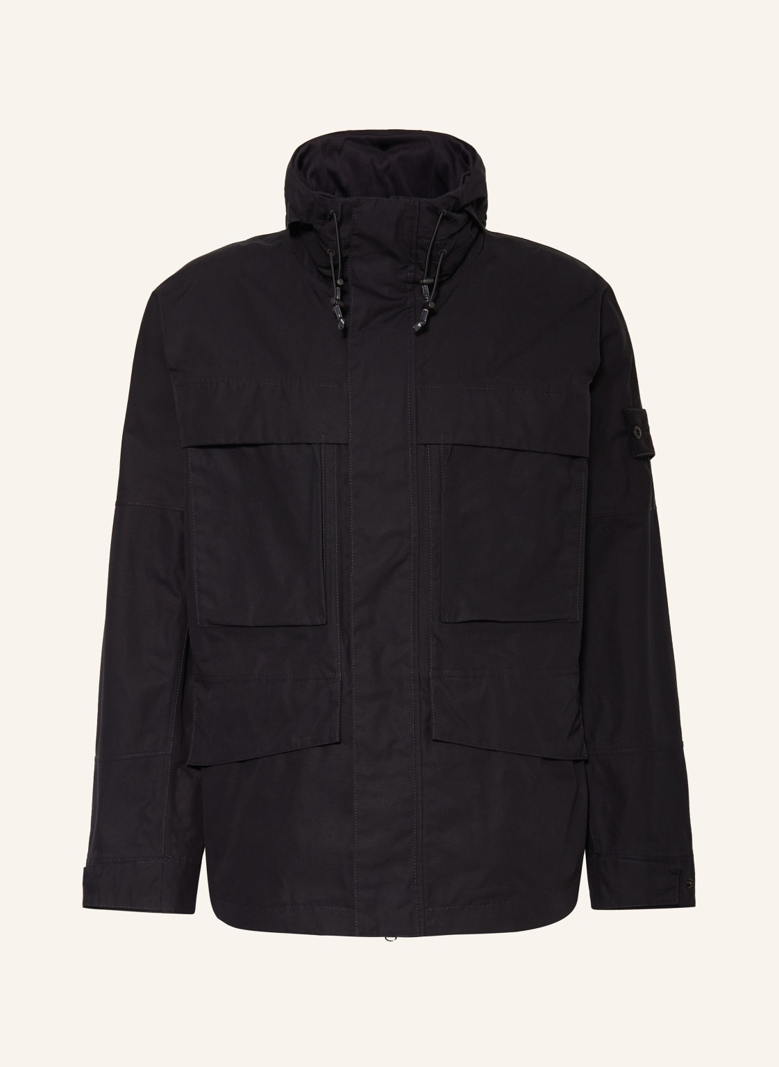 Stone Island Fieldjacket Ghost schwarz von Stone Island