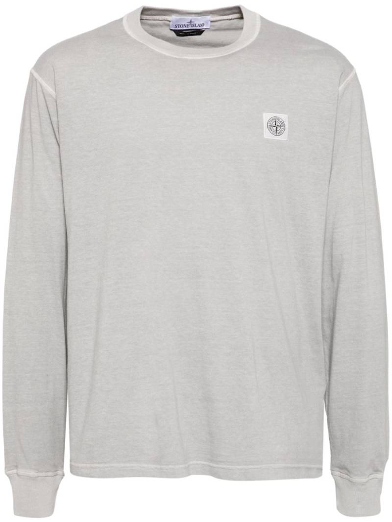 Stone Island Fissato effect T-shirt - Grey von Stone Island