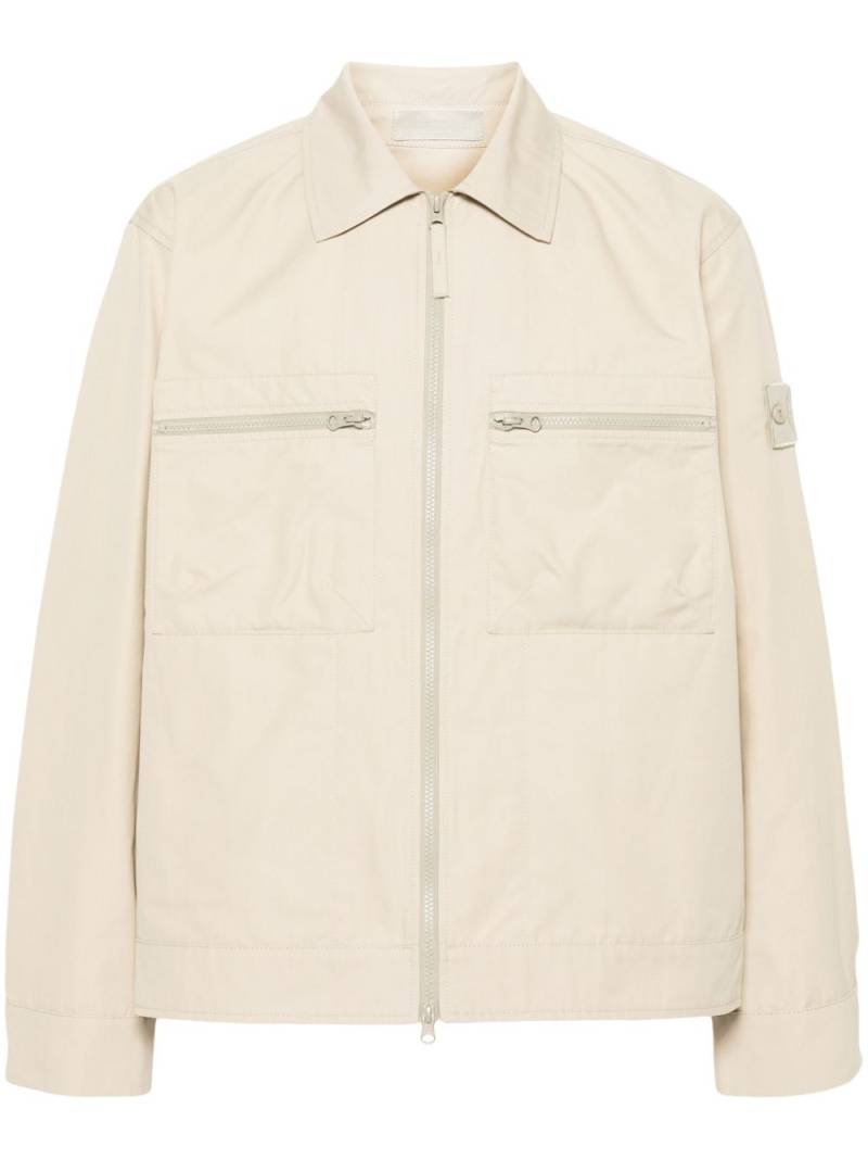 Stone Island Ghost organic-cotton jacket - Neutrals von Stone Island