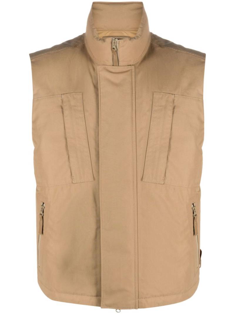 Stone Island Ghost O-Ventile down gilet - Neutrals von Stone Island