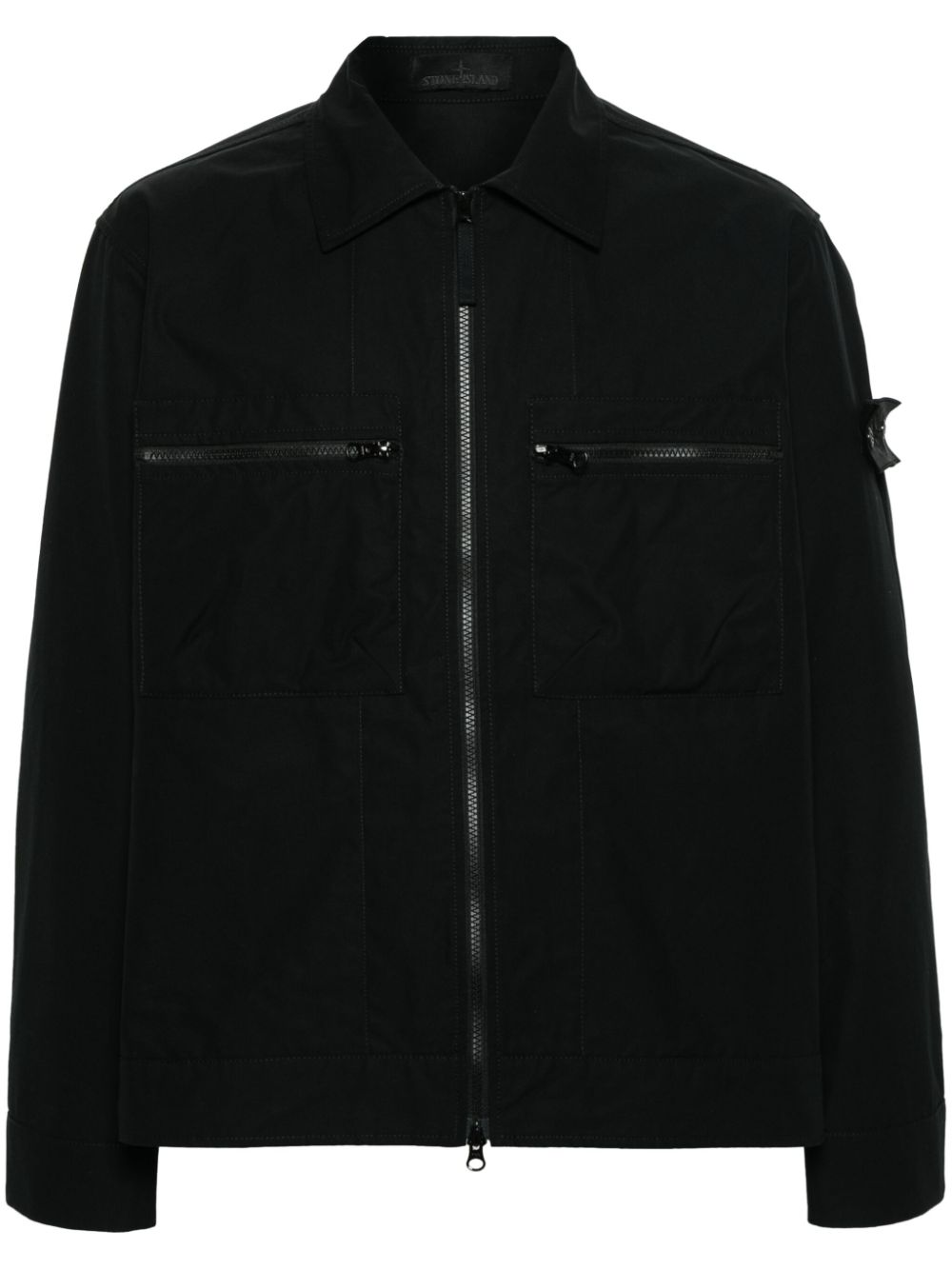 Stone Island Ghost organic-cotton jacket - Black von Stone Island