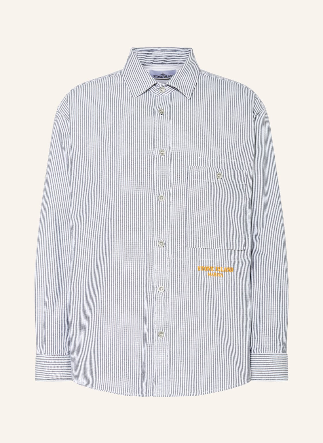 Stone Island Hemd Marina Comfort Fit blau Stone Island Hemd Marina Comfort Fit blau von Stone Island
