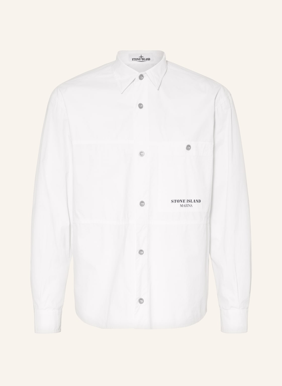 Stone Island Hemd Marina Comfort Fit weiss von Stone Island