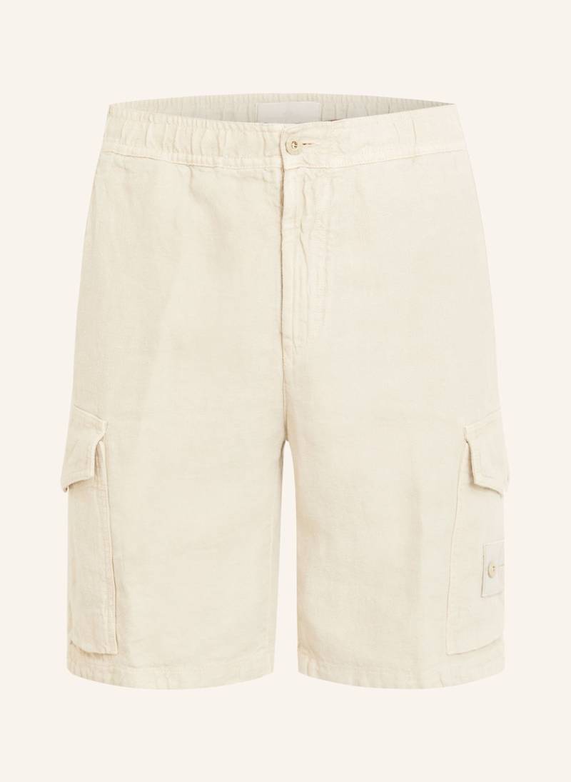 Stone Island Leinenshorts Ghost beige von Stone Island