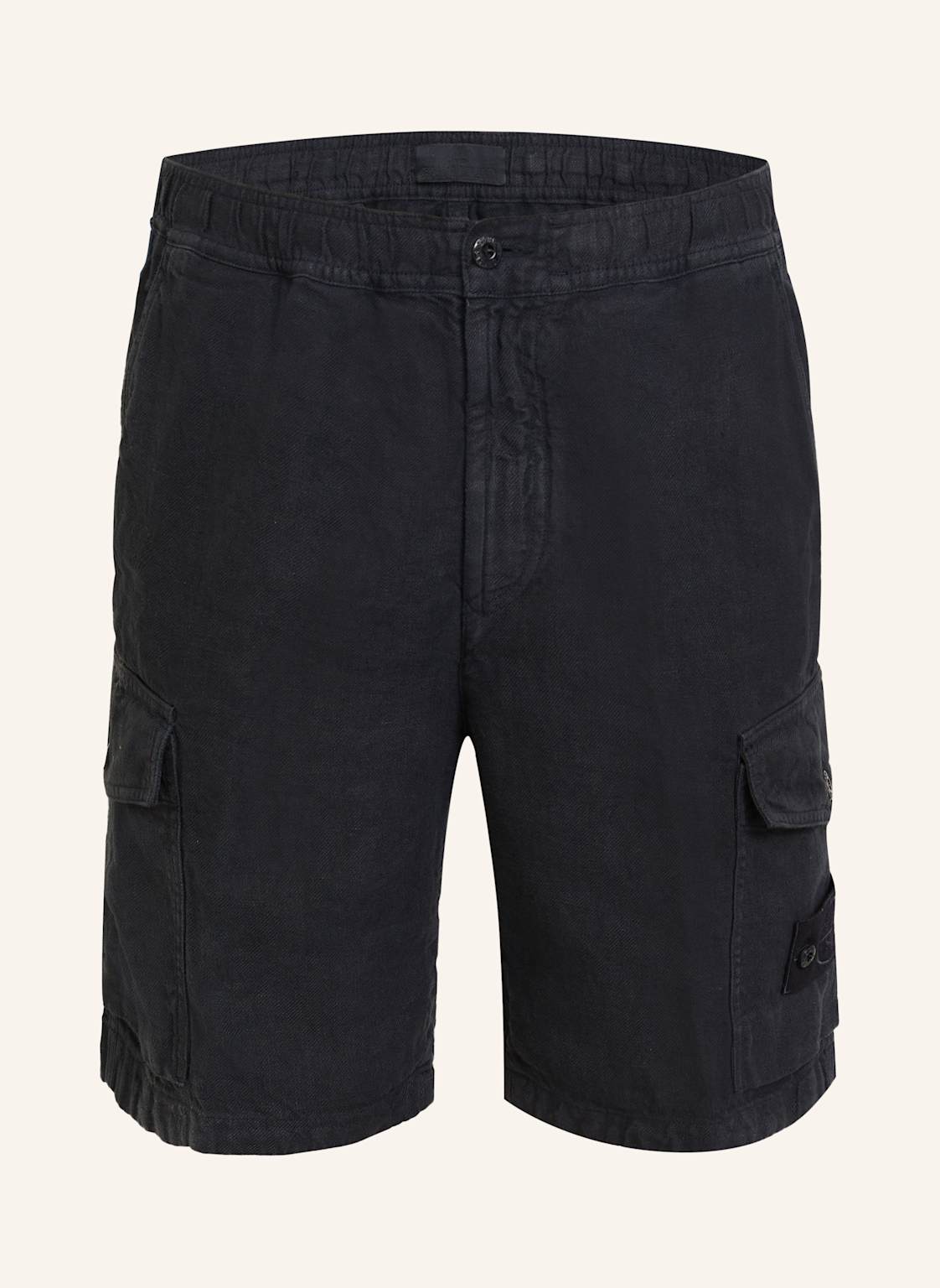 Stone Island Leinenshorts Ghost blau von Stone Island