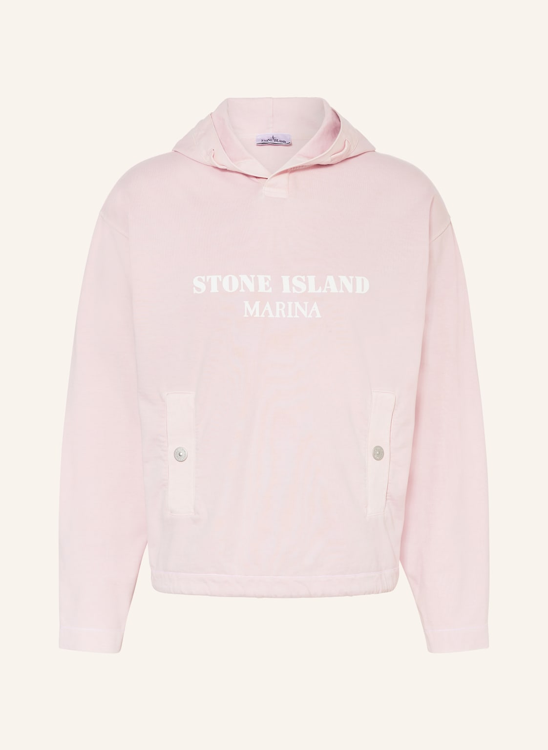 Stone Island Oversized-Hoodie Marina rosa von Stone Island