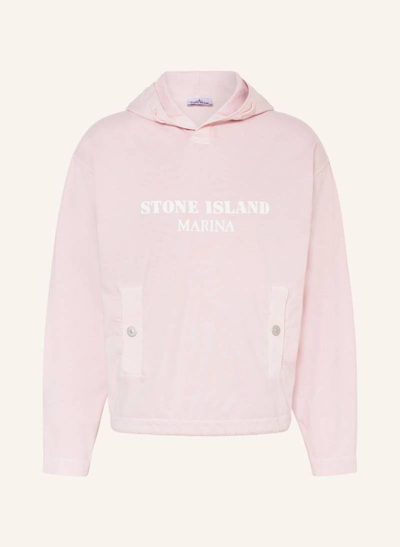 Stone Island Oversized-Hoodie Marina rosa von Stone Island