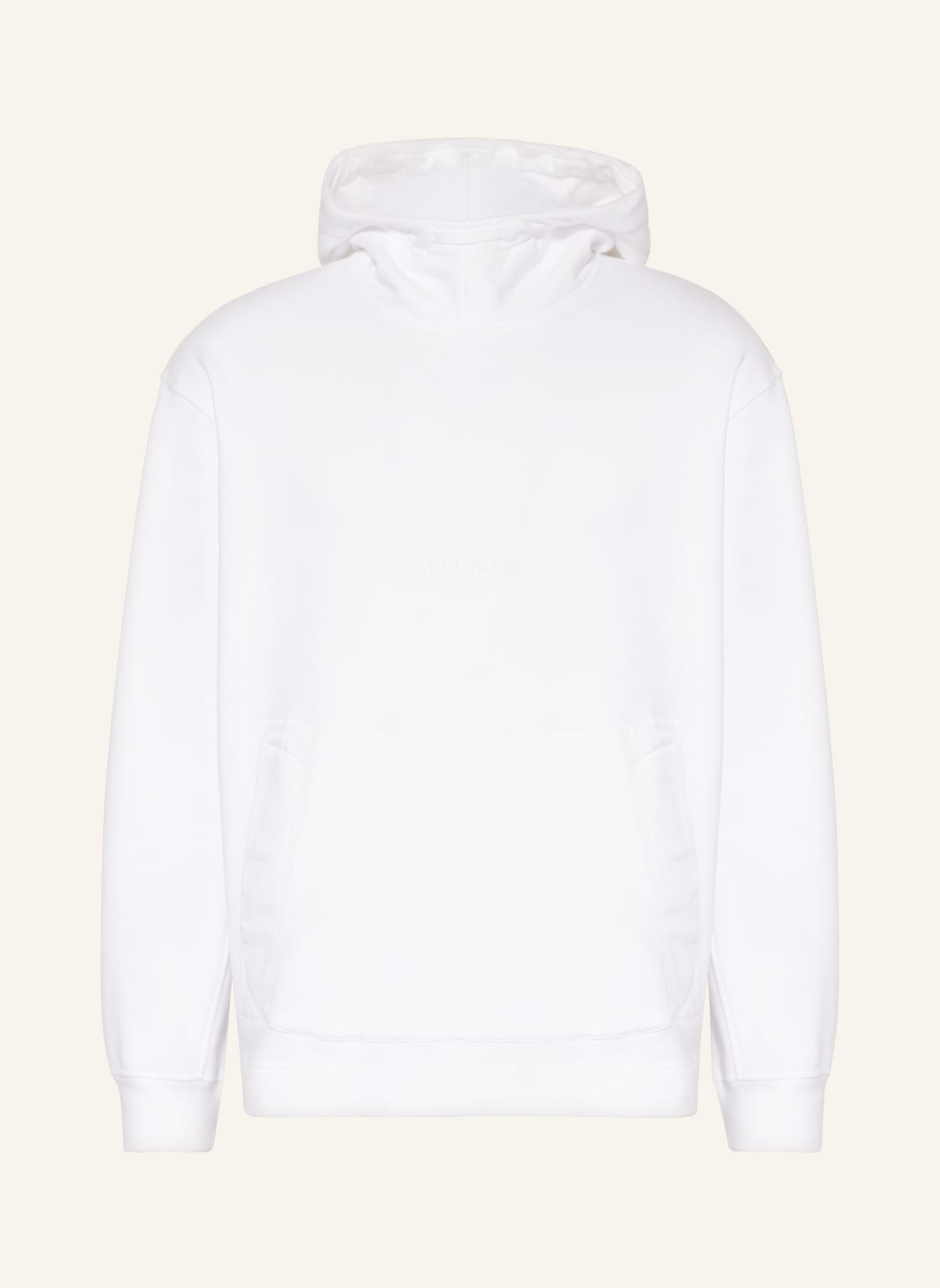 Stone Island Oversized-Hoodie weiss von Stone Island