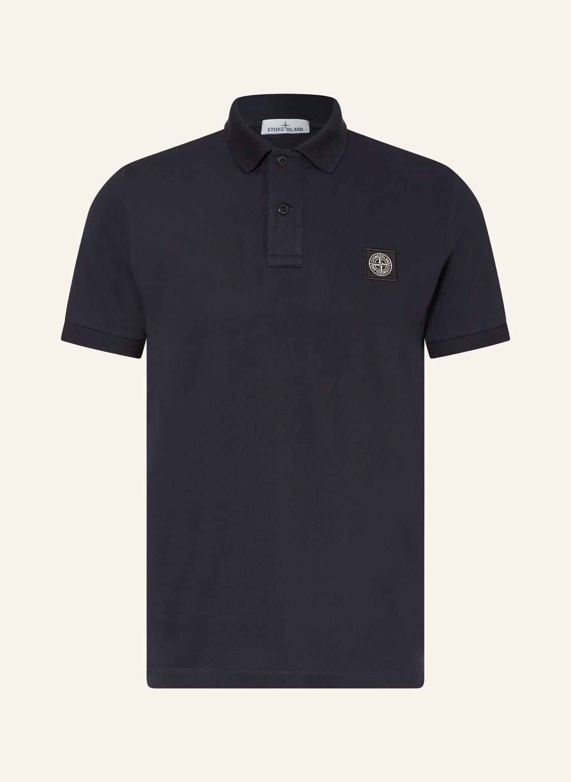 Stone Island Piqué-Poloshirt Regular Fit blau von Stone Island