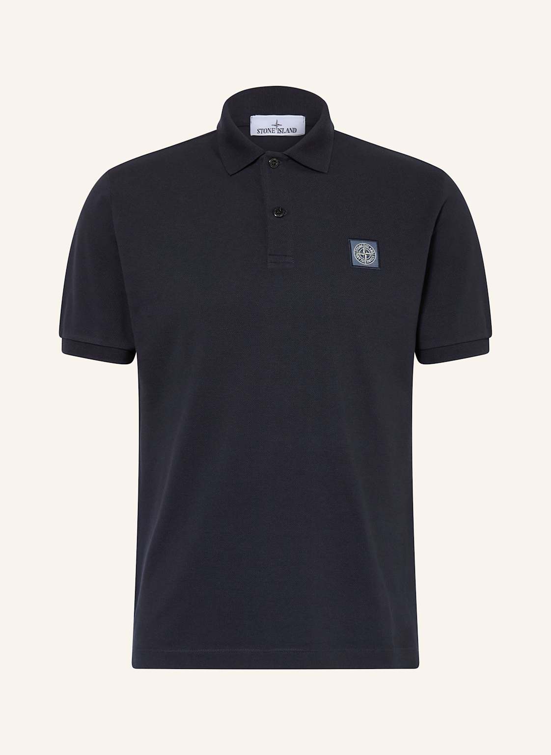 Stone Island Piqué-Poloshirt Regular Fit blau von Stone Island