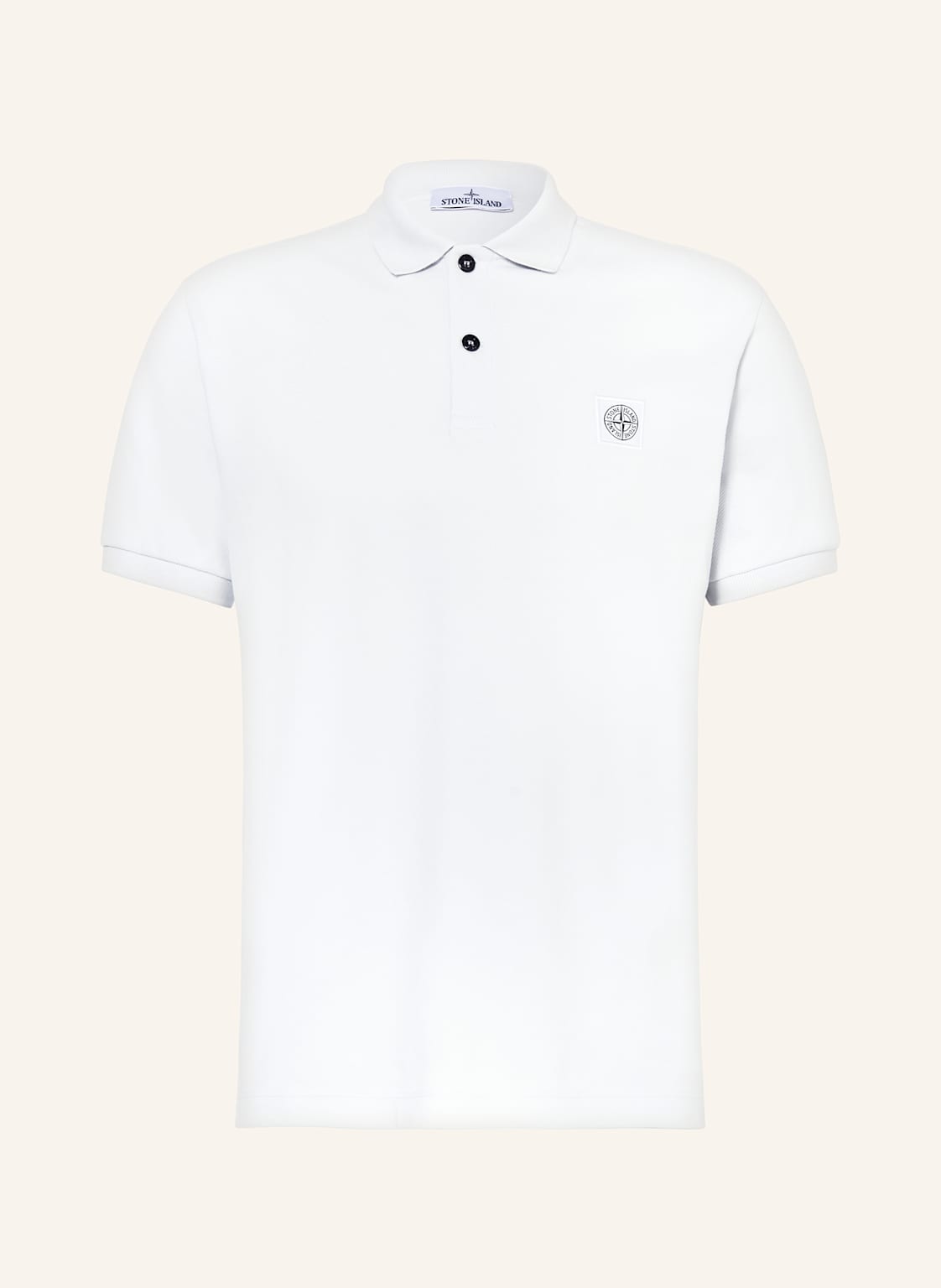 Stone Island Piqué-Poloshirt Regular Fit blau von Stone Island