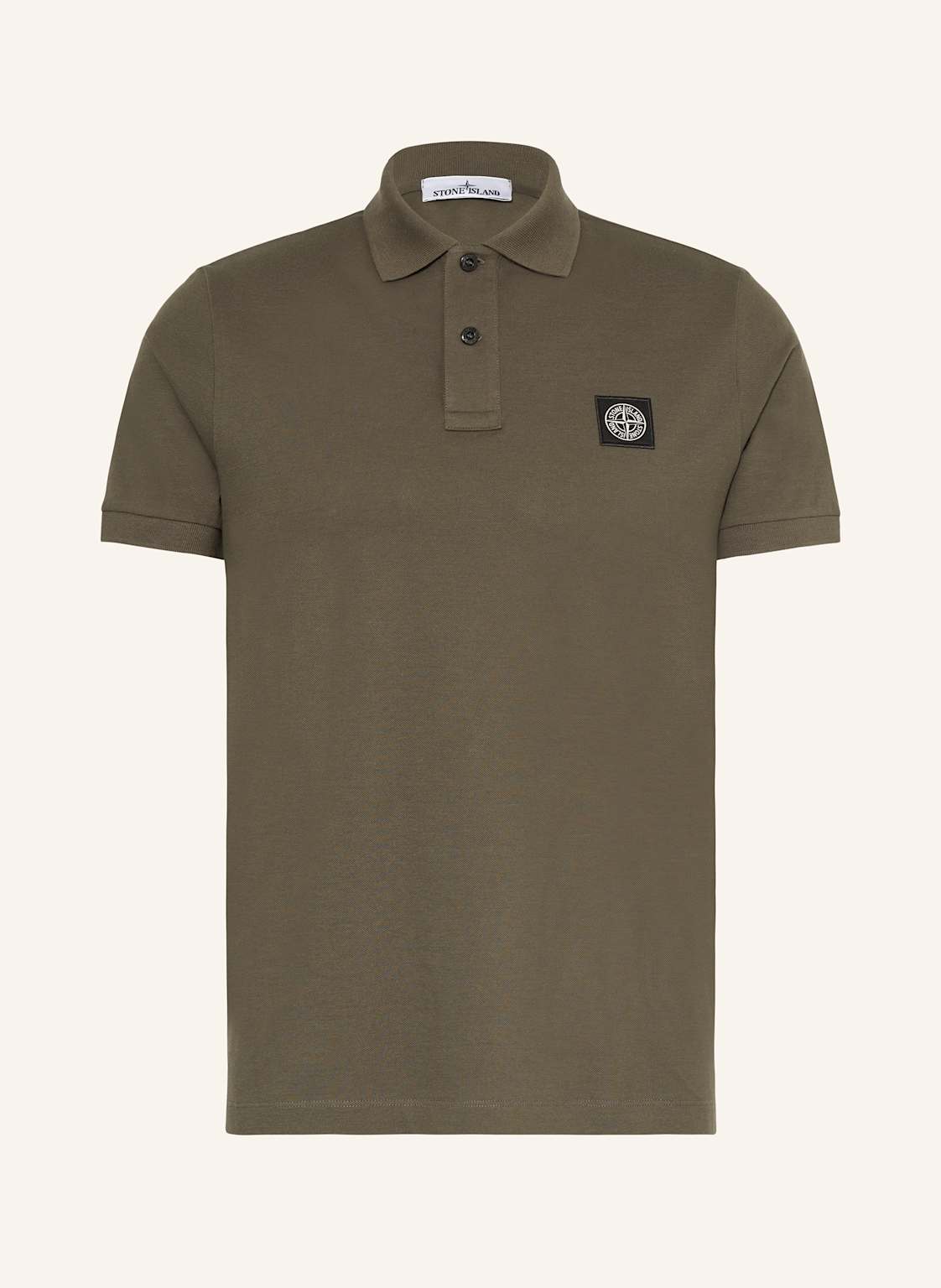 Stone Island Piqué-Poloshirt Regular Fit gruen von Stone Island