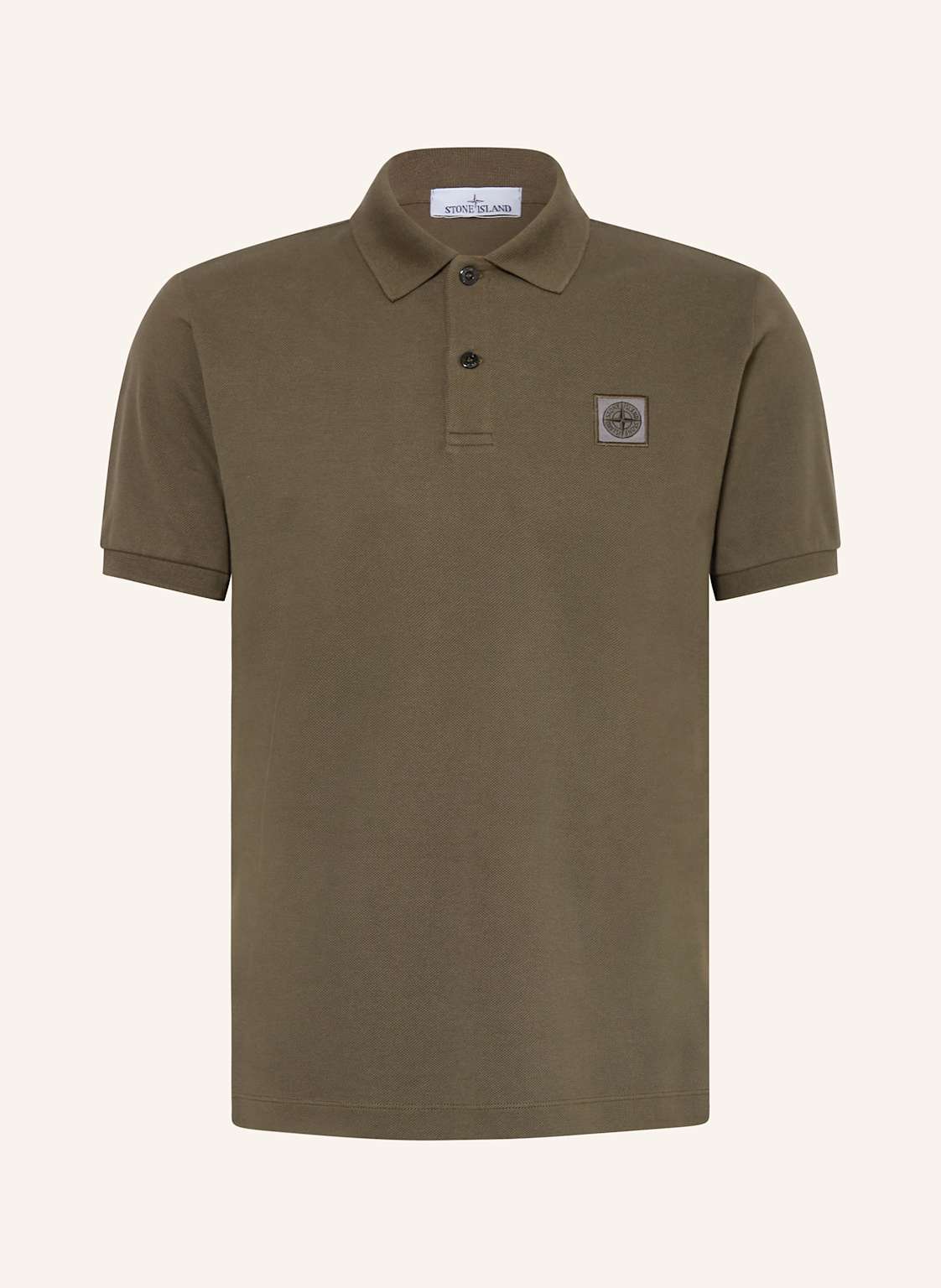 Stone Island Piqué-Poloshirt gruen von Stone Island