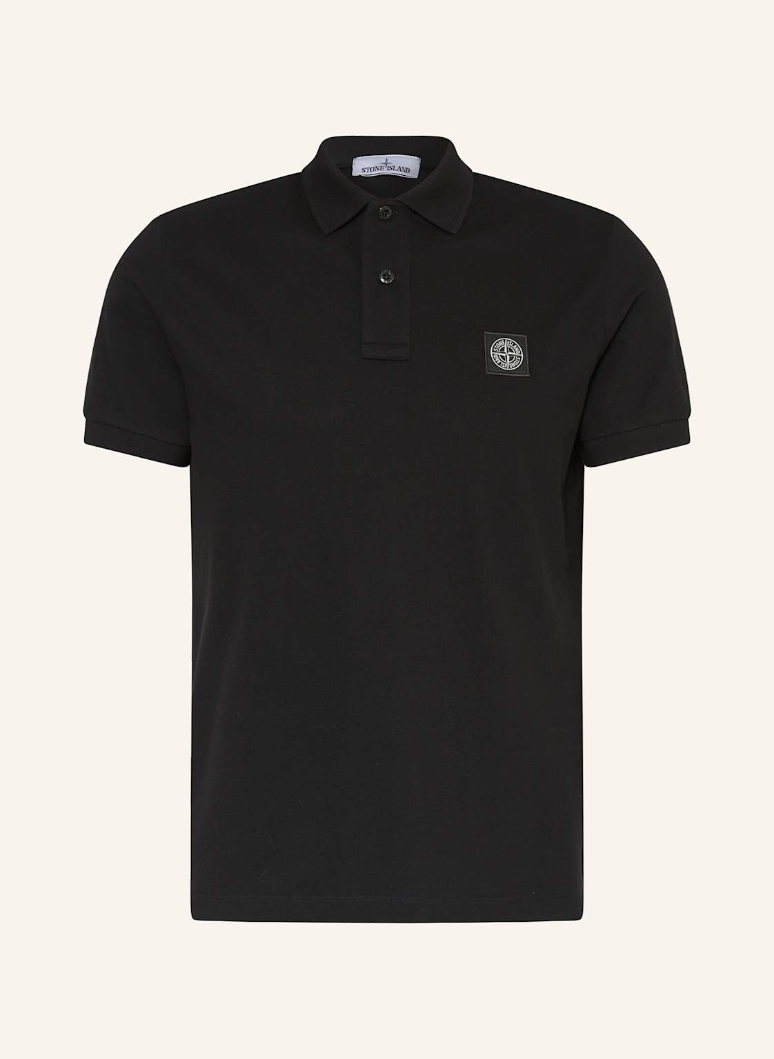 Stone Island Piqué-Poloshirt Regular Fit schwarz von Stone Island