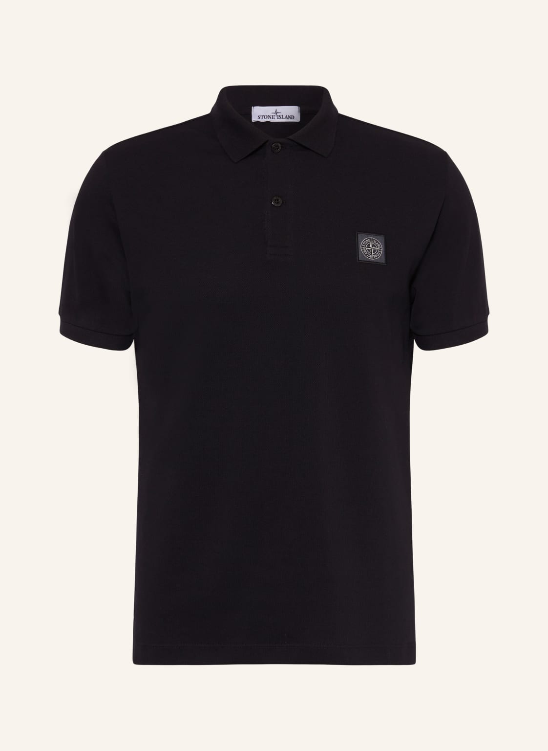 Stone Island Piqué-Poloshirt Regular Fit schwarz von Stone Island