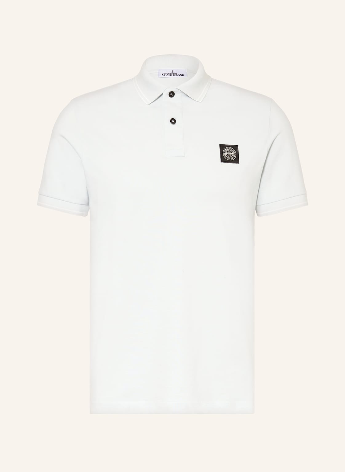 Stone Island Piqué-Poloshirt Slim Fit blau von Stone Island