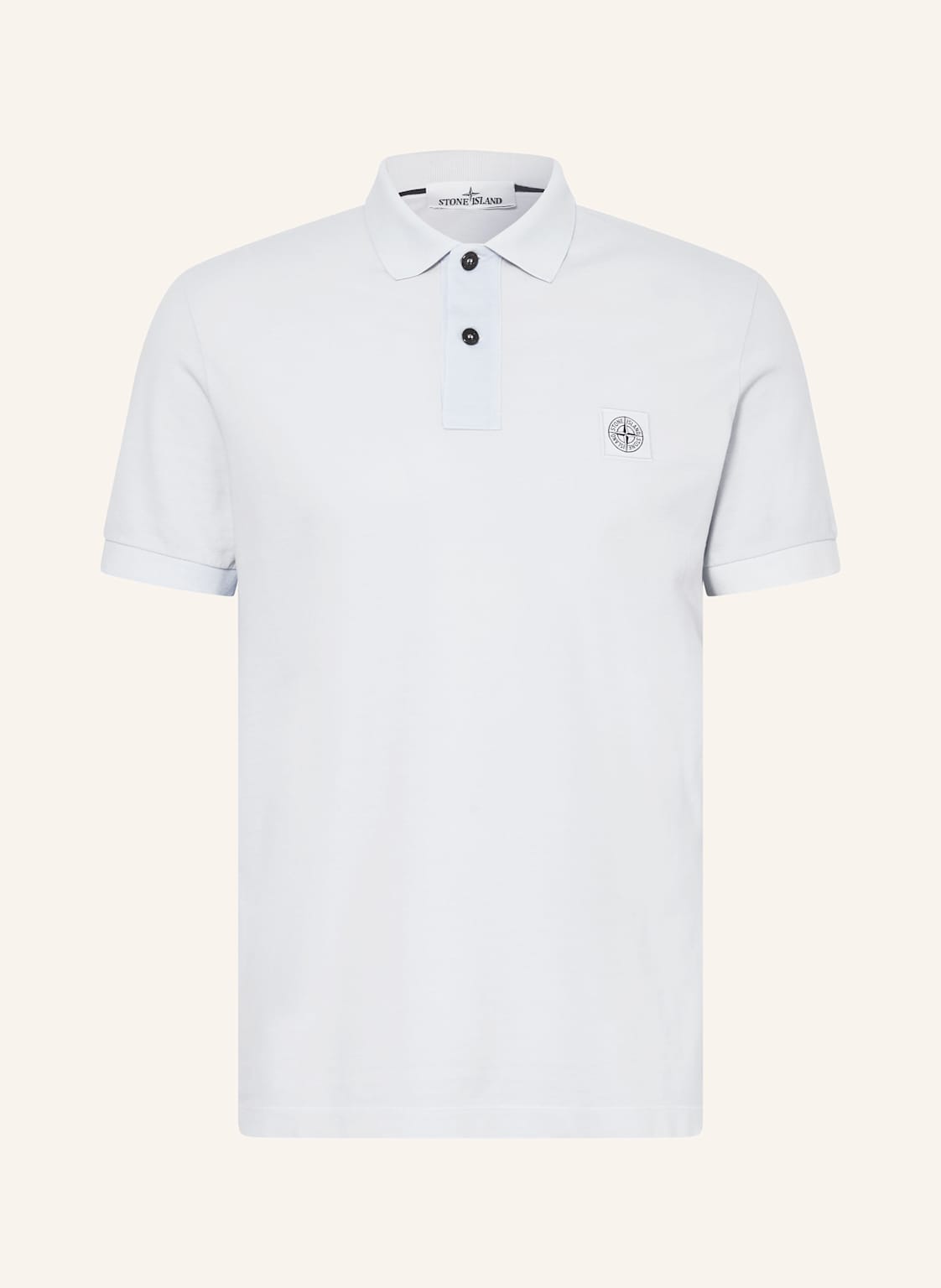 Stone Island Piqué-Poloshirt Slim Fit blau von Stone Island