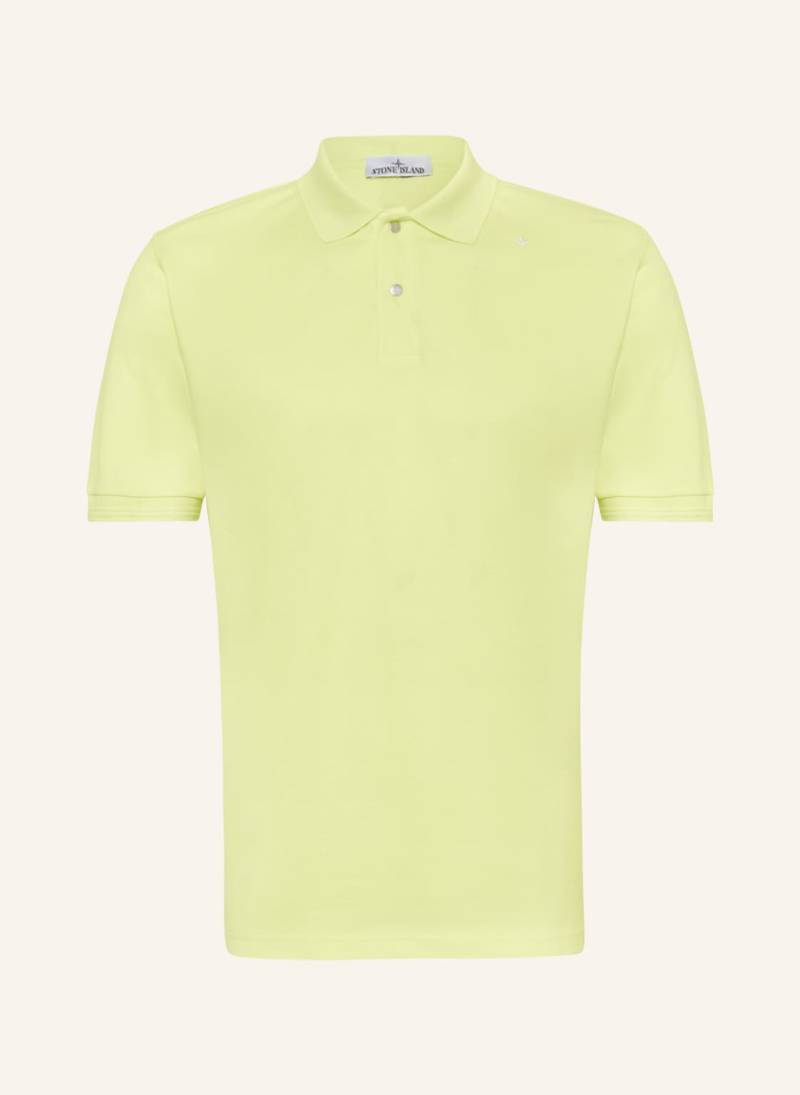 Stone Island Piqué-Poloshirt Stellina gelb von Stone Island