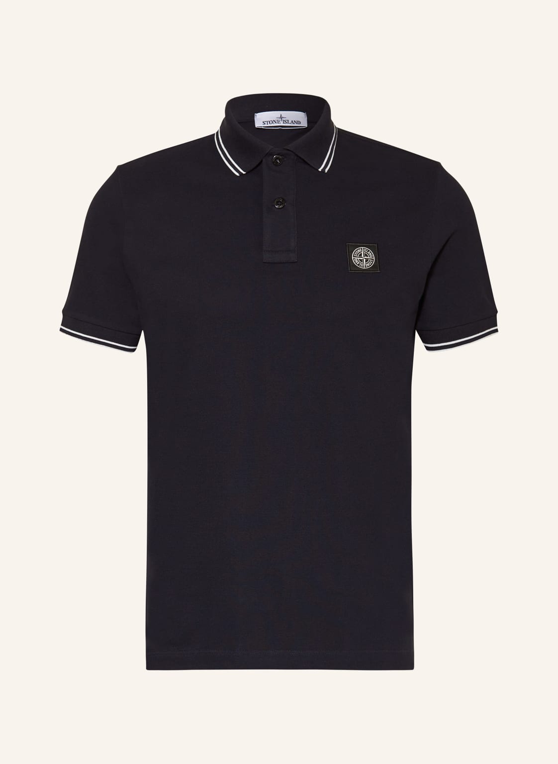 Stone Island Piqué-Poloshirt blau von Stone Island