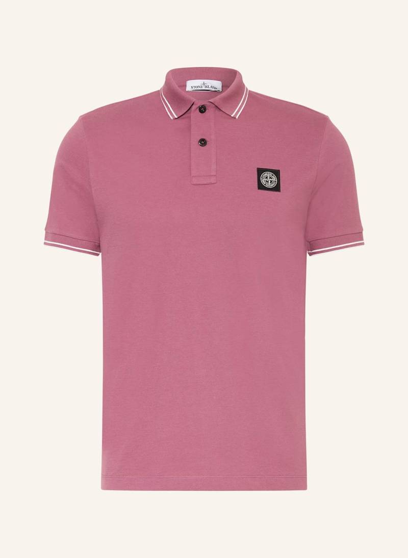 Stone Island Piqué-Poloshirt rosa von Stone Island