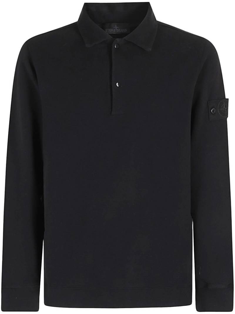 Stone Island RWS-wool polo shirt - Black von Stone Island