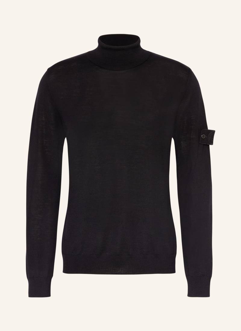 Stone Island Rollkragenpullover Ghost schwarz von Stone Island