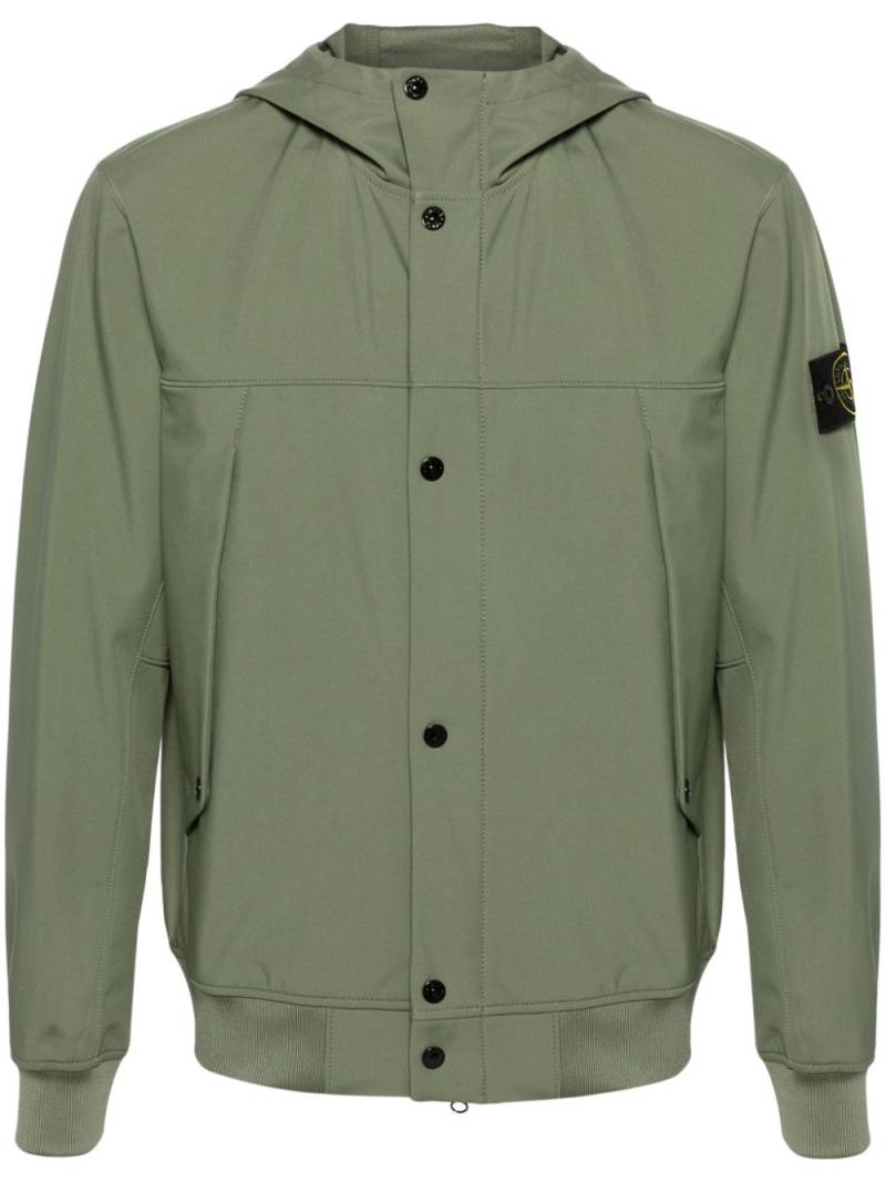 Stone Island Shell-R hooded jacket - Green von Stone Island