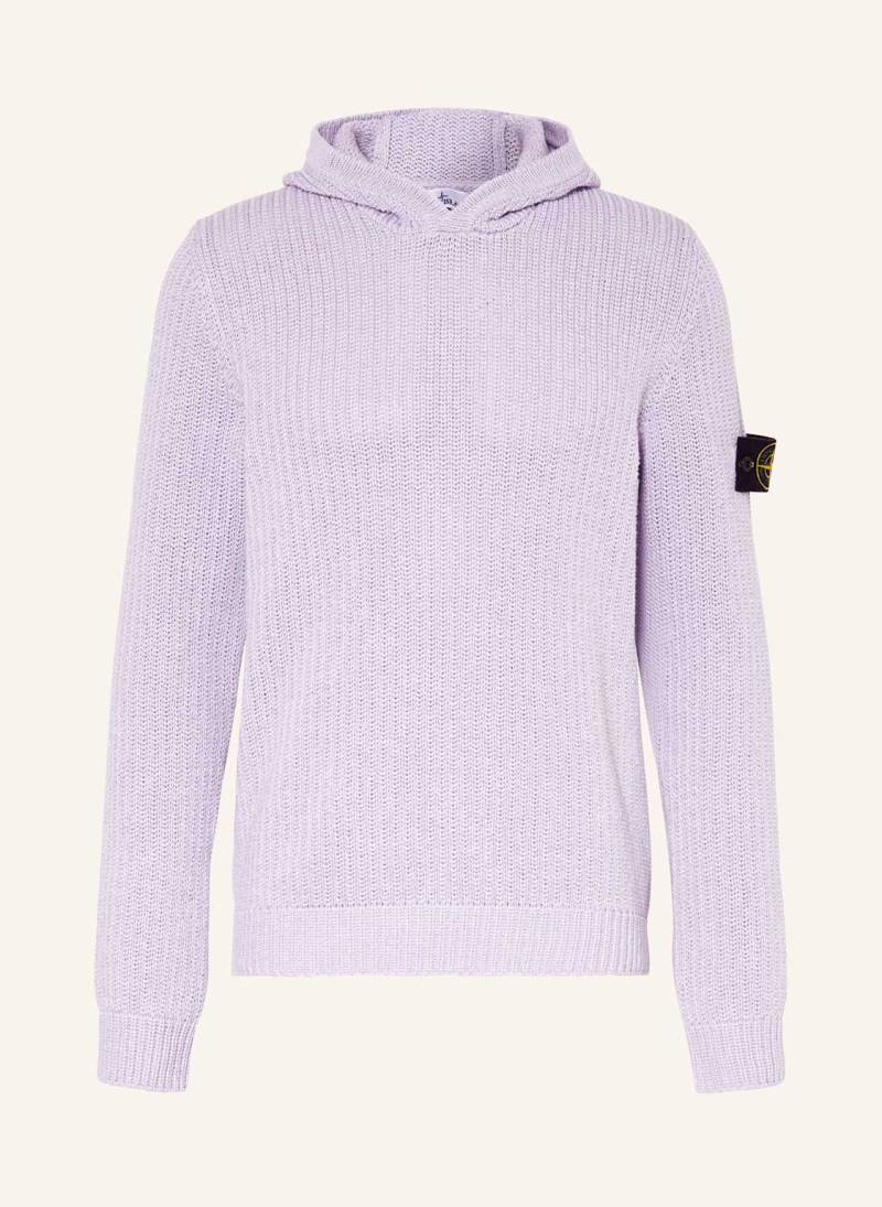 Stone Island Strick-Hoodie lila von Stone Island