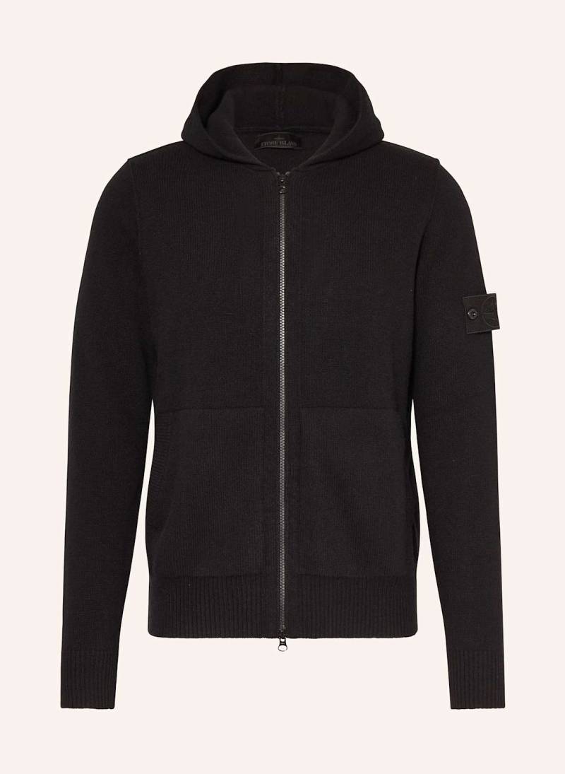 Stone Island Strickjacke Ghost schwarz von Stone Island