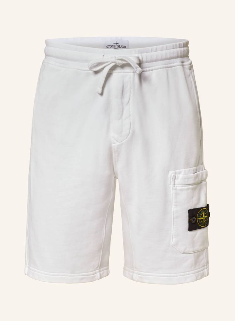 Stone Island Sweatshorts weiss von Stone Island