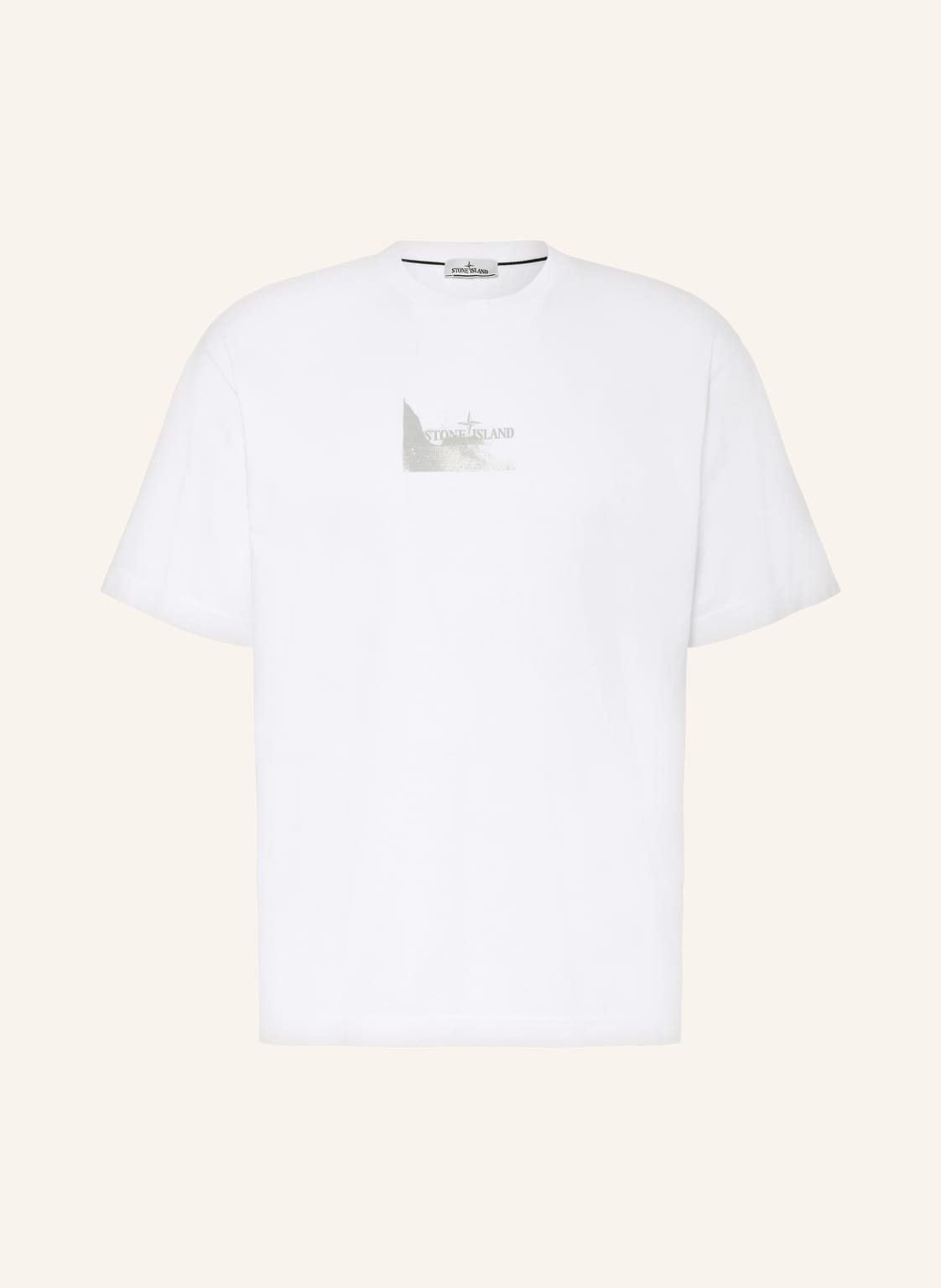 Stone Island T-Shirt weiss von Stone Island