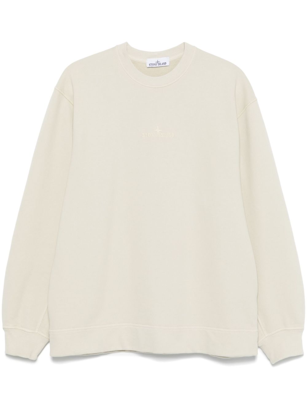 Stone Island brushed cotton sweatshirt - Green von Stone Island