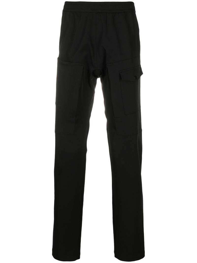 Stone Island cargo-pocket straight-leg track pants - Black von Stone Island