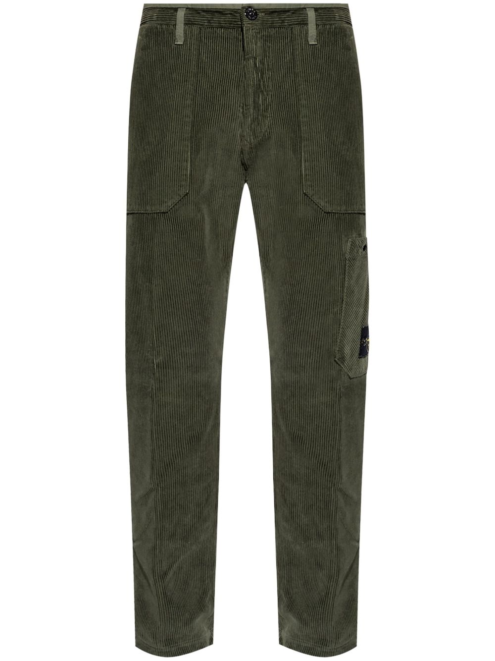 Stone Island corduroy trousers - Green von Stone Island