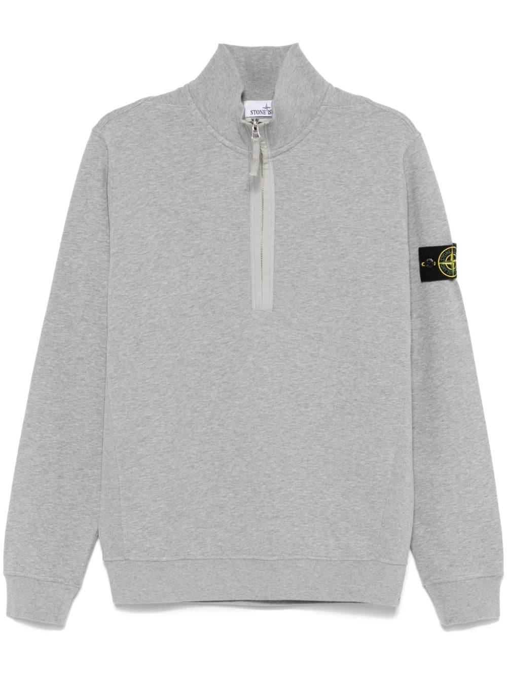 Stone Island cotton fleece sweatshirt - Grey von Stone Island